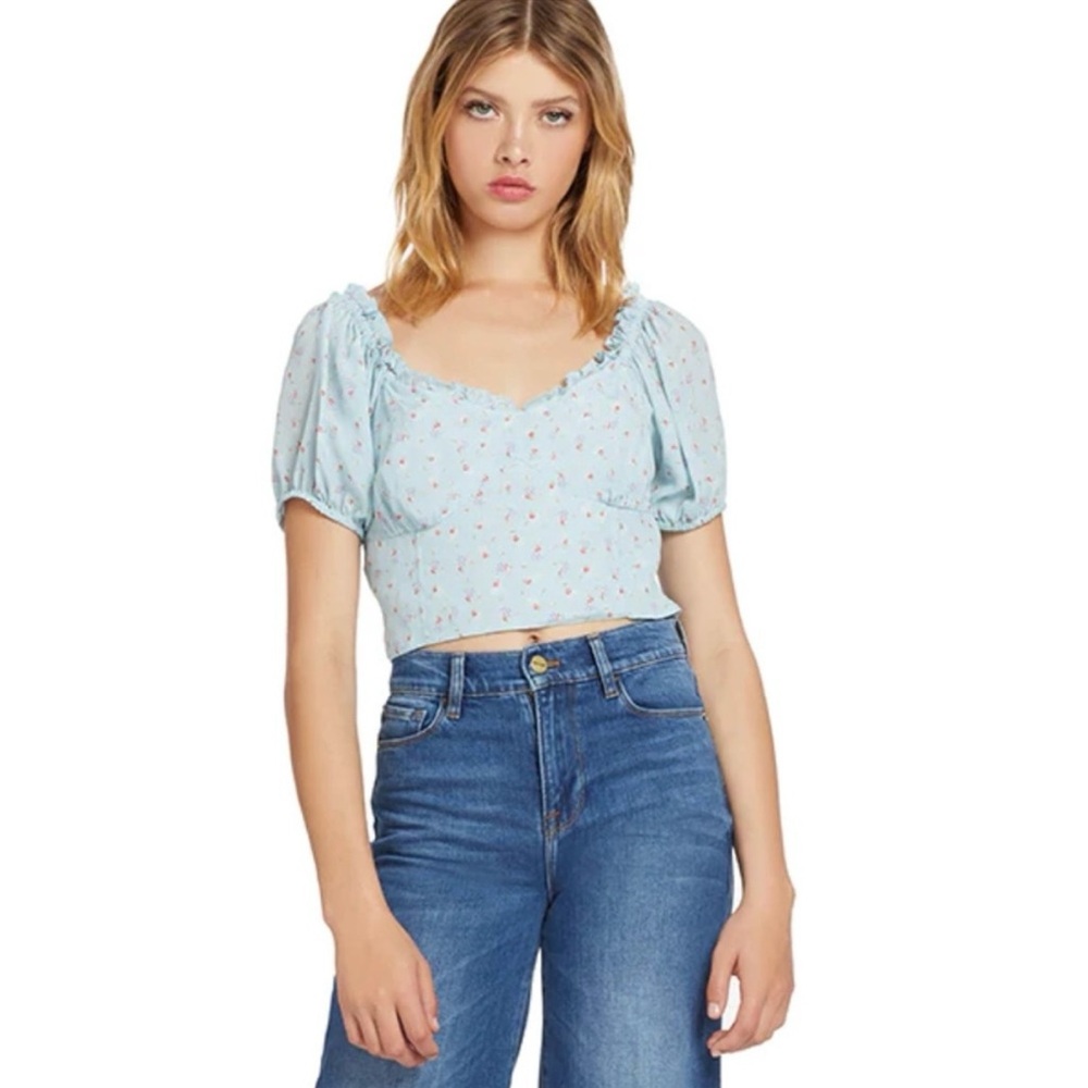 LoveShackFancy Petunia Crop Top